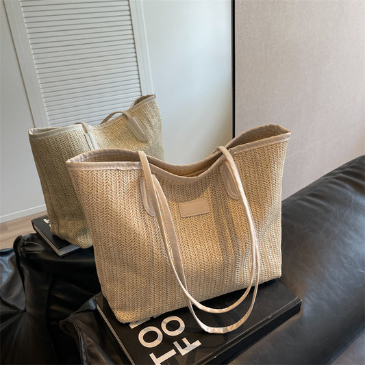 Straw Large Capacity Bag