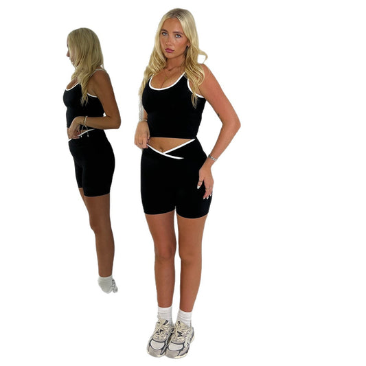 Top And Yoga Shorts