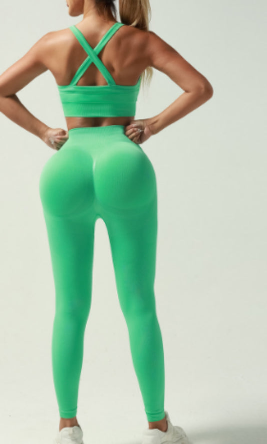 Nylon Yoga Pants Set
