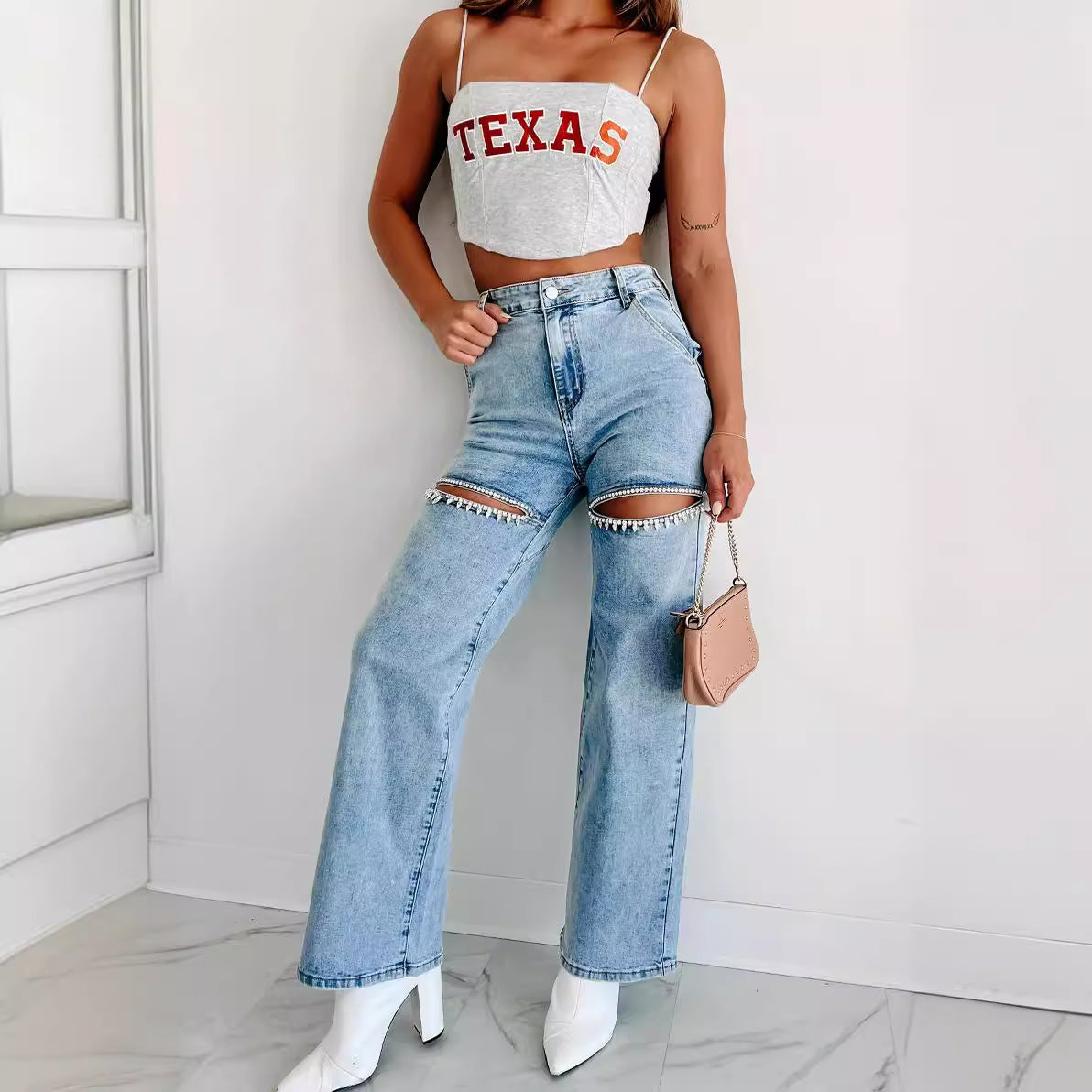 Jeans Straight Pants