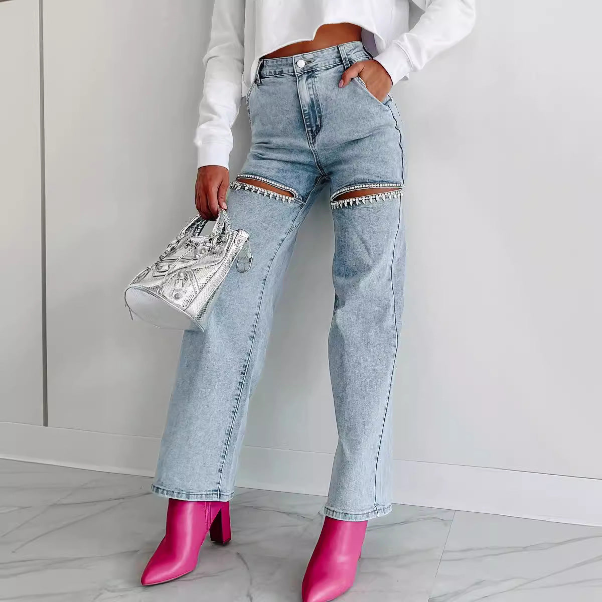 Jeans  Straight Pants