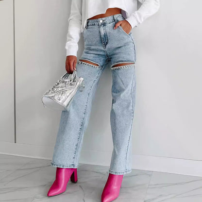 Jeans  Straight Pants