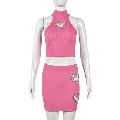 Vest Short Casual Set
