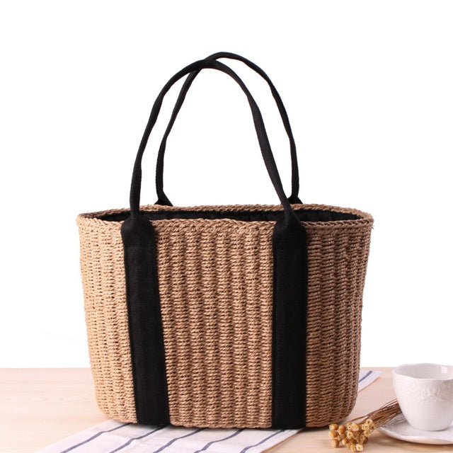 Straw  large capacity bag