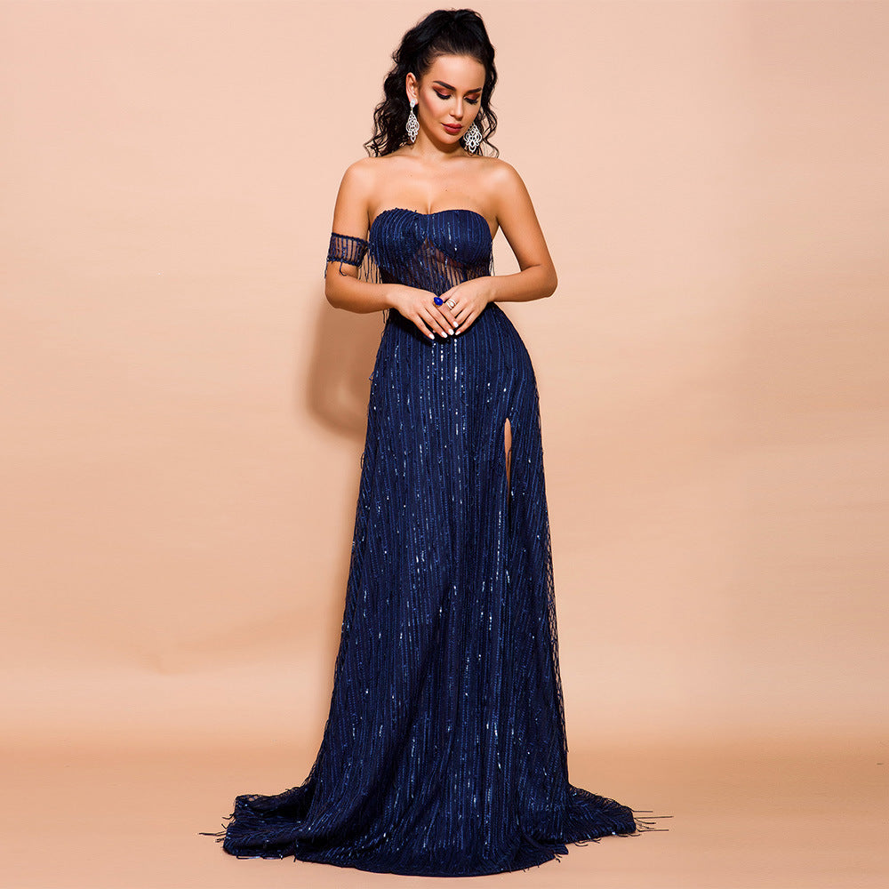 Backless  dress