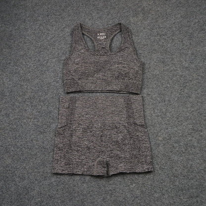 Yoga Wear Shorts Set