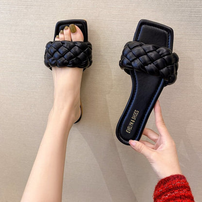 Candy Color Slippers Women