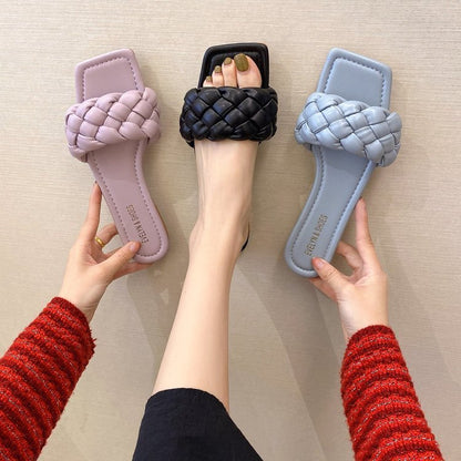 Candy Color Slippers Women