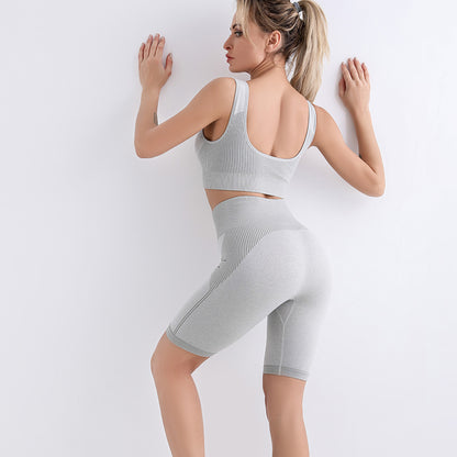 Bra Shorts Workout Clothes Set