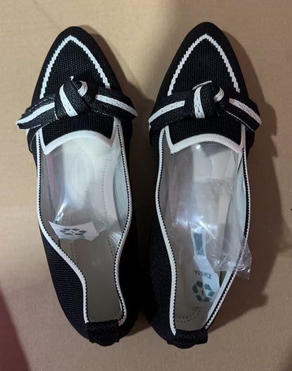 Toe Bow Flat Shoes