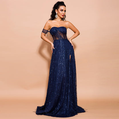 Backless  dress