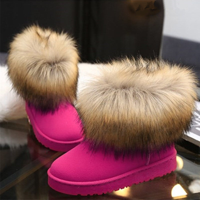 velvet warm shoes