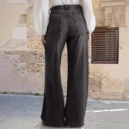 Straight-leg Jeans With Stretch