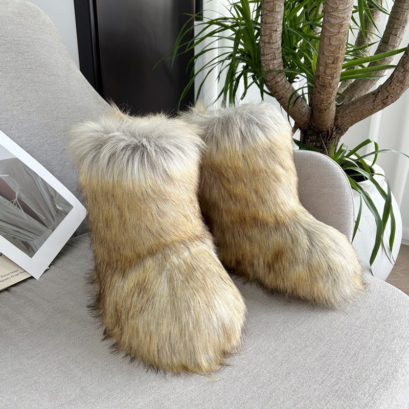 Plush  Boots