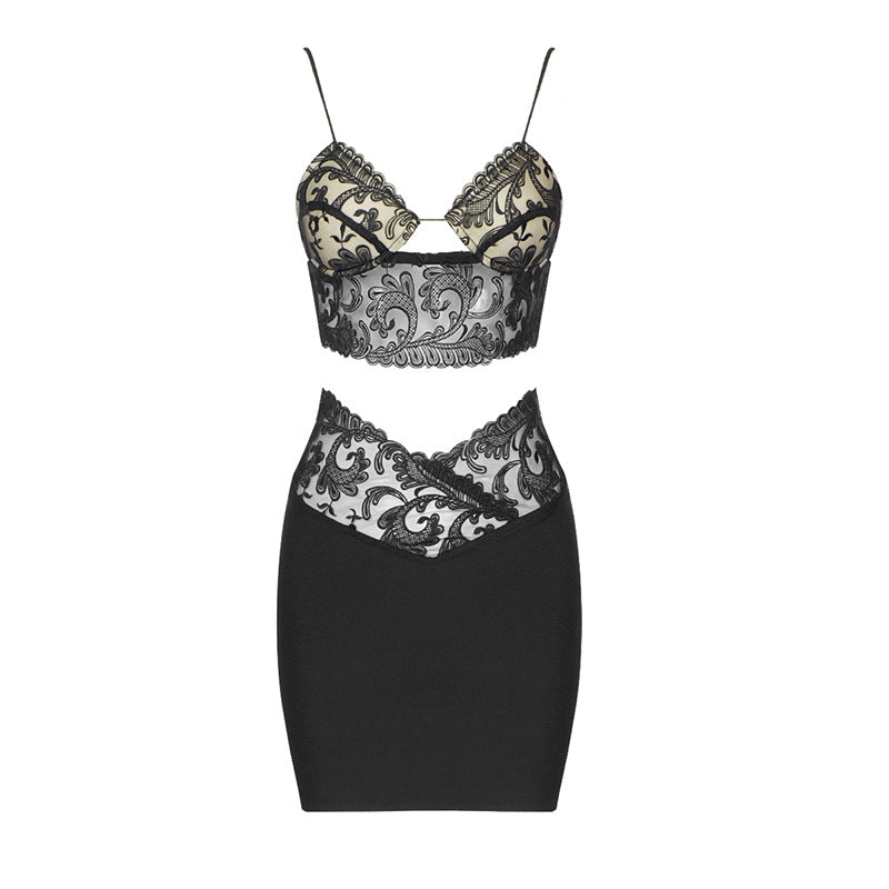 Lace Two-Piece Vest