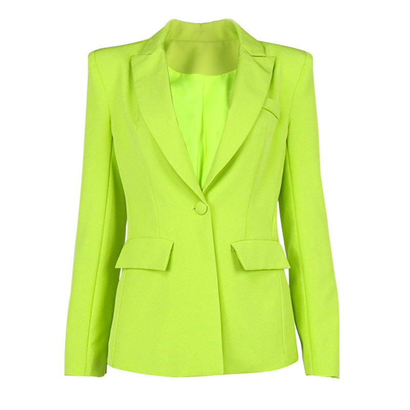 Suit Collar With Pocket Buttons