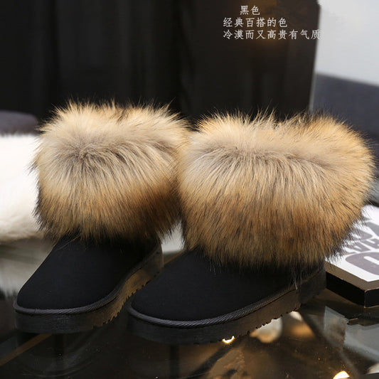 velvet warm shoes