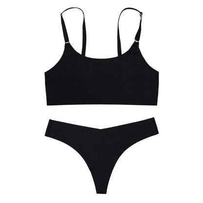Bra Silk Underwear Set