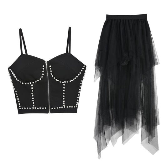 Skirt  Suit Short  Top