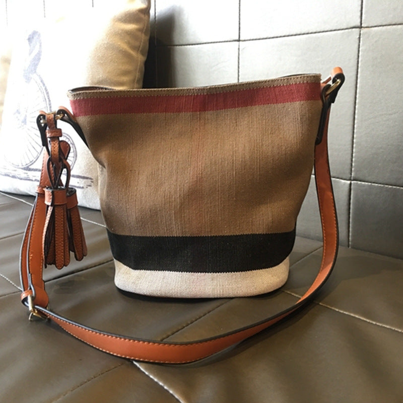 Striped bags