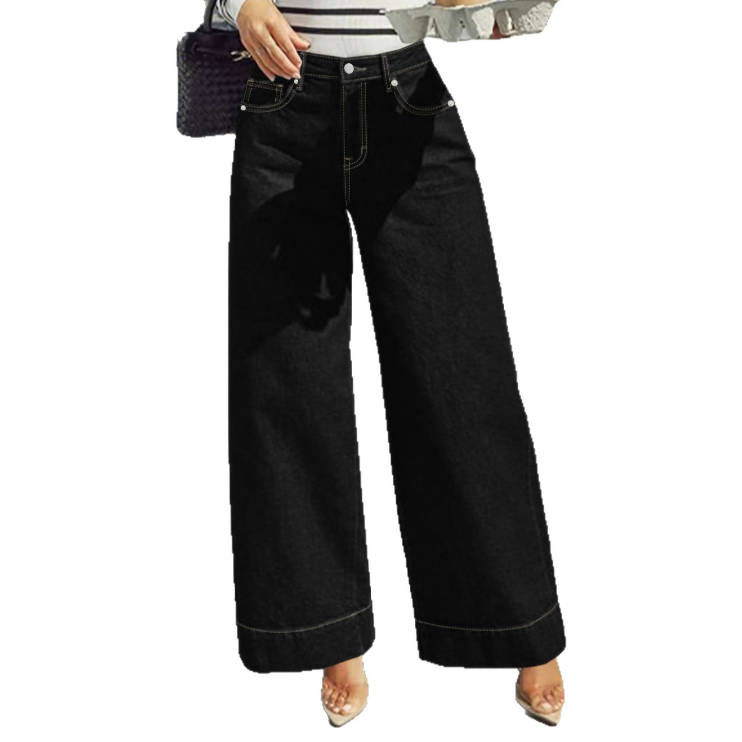 Wide-leg Jeans