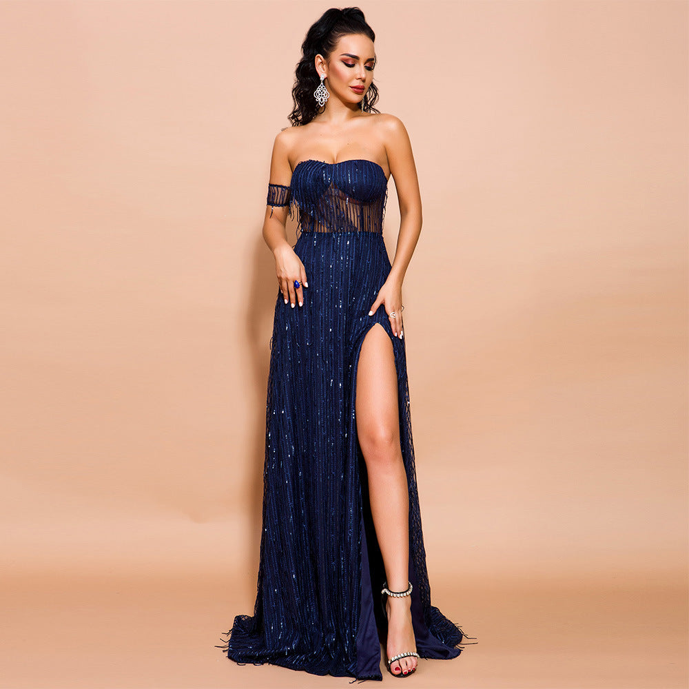 Backless  dress