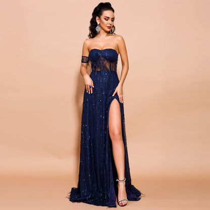 Backless  dress