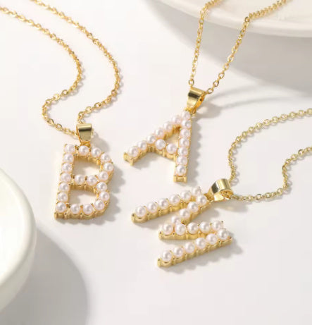 Pearl Necklace Gold