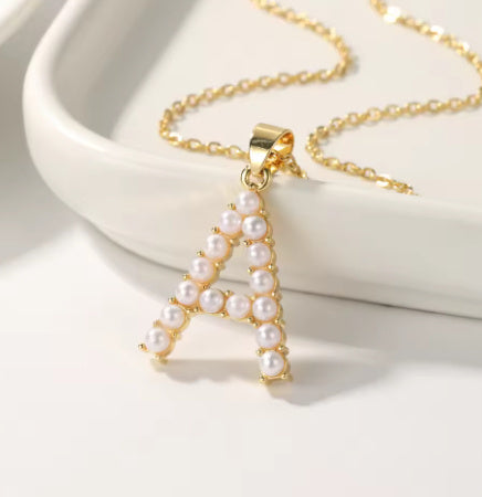Pearl Necklace Gold