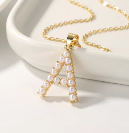 Pearl Necklace Gold