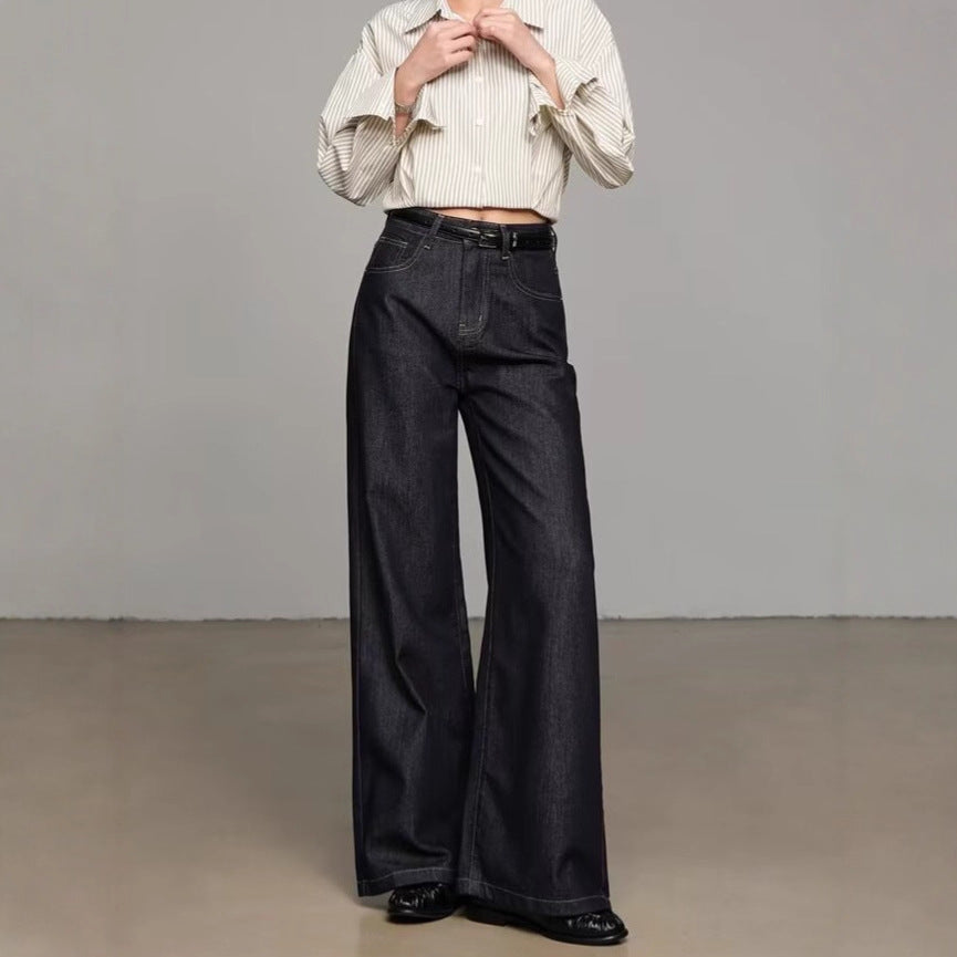 Wide Leg Denim Jeans
