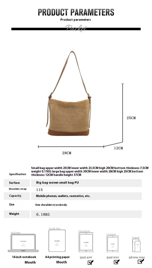 Woven Straw Bag
