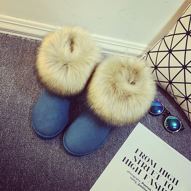 velvet warm shoes