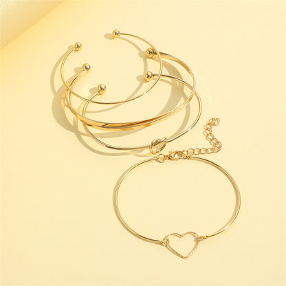 Gold Crystal  Bangle Bracelet