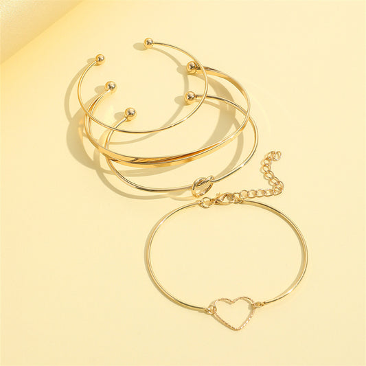 Gold Crystal  Bangle Bracelet