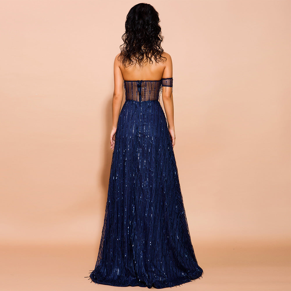 Backless  dress