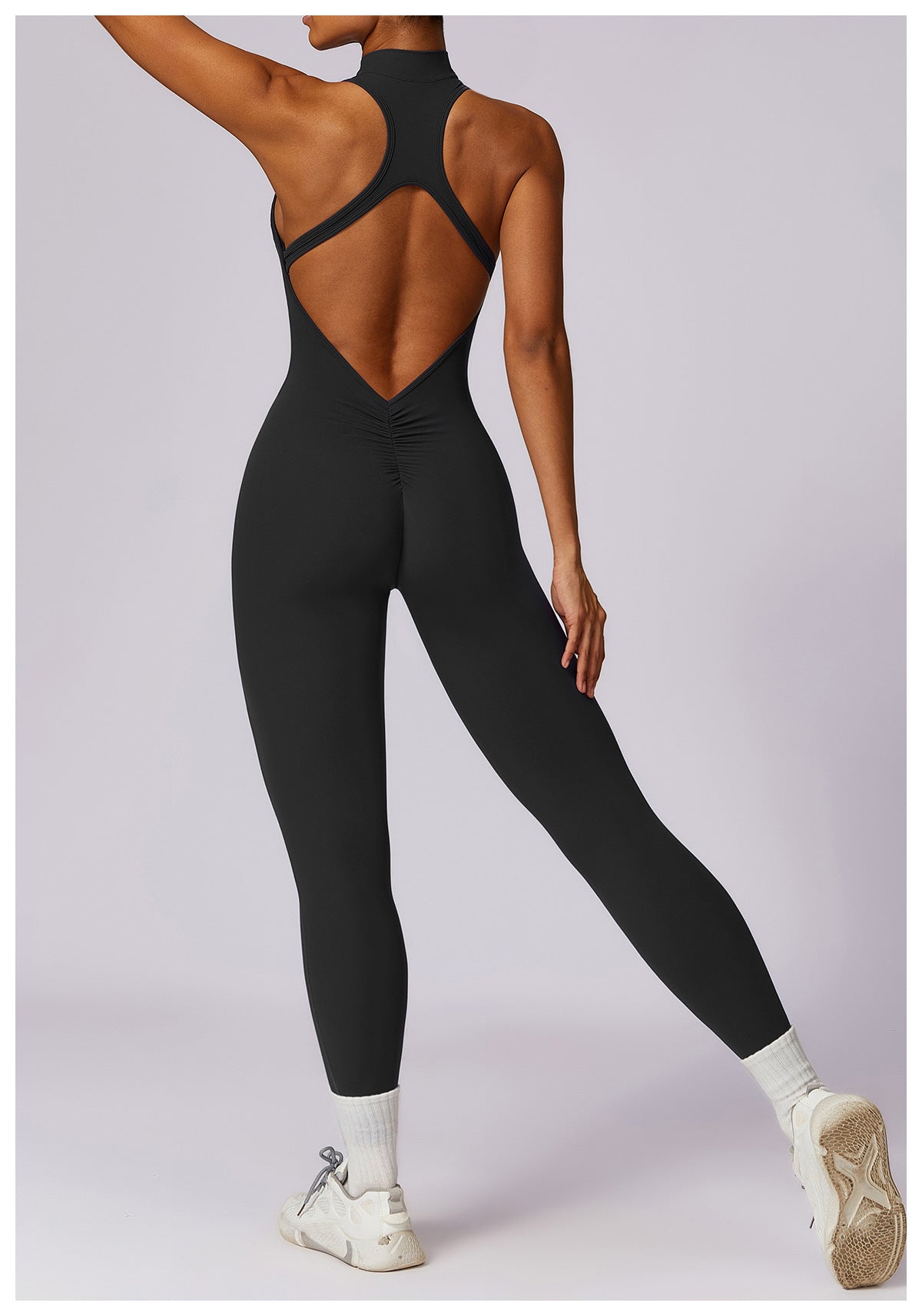 Zipper Yoga Jumpsuit