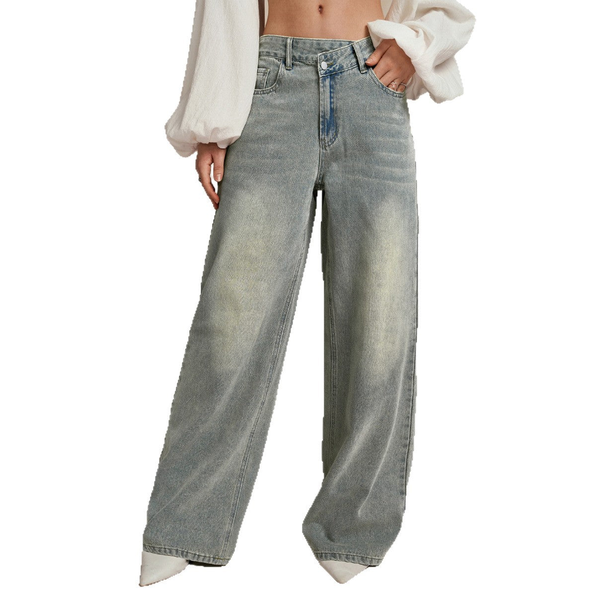 Slightly Flared  Trousers