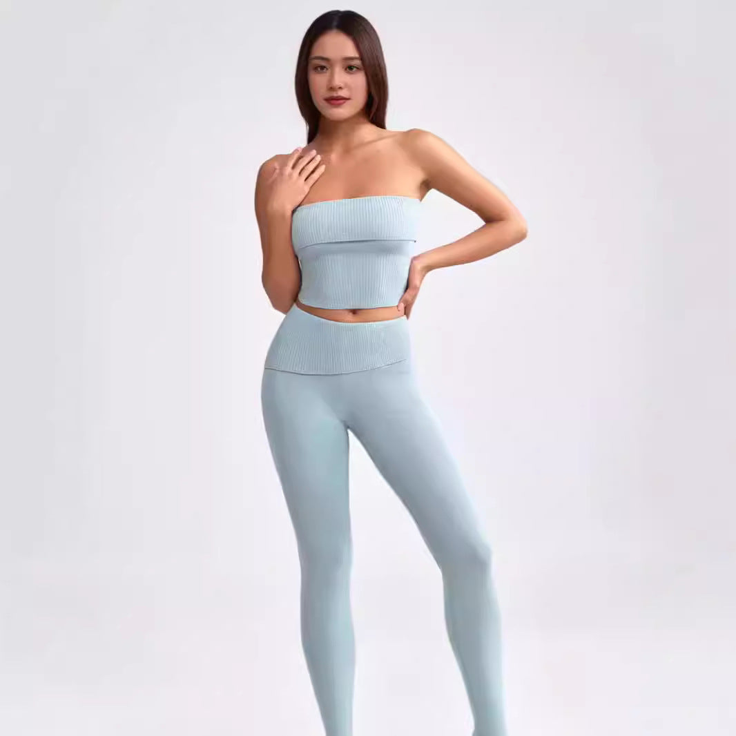 Pants Yoga Clothes Two-piece Set