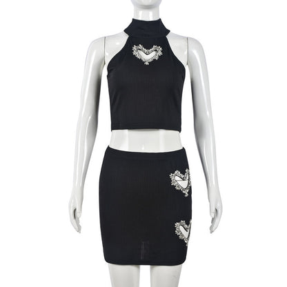 Vest Short Casual Set
