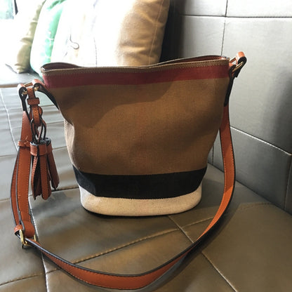 Striped bags