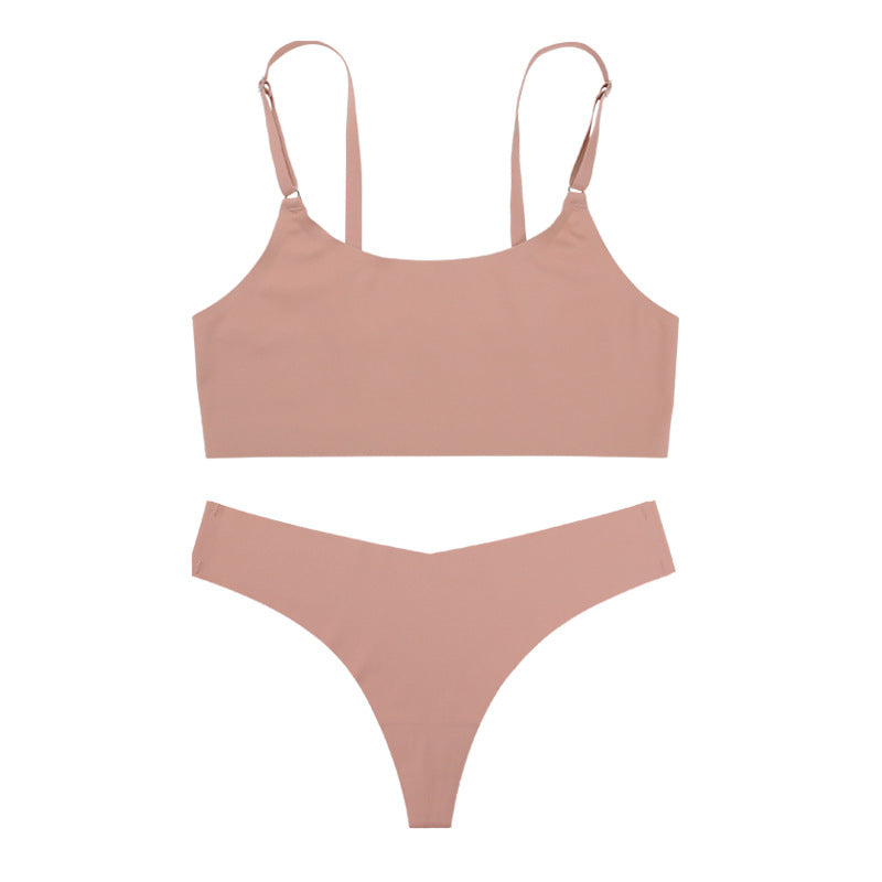 Bra Silk Underwear Set