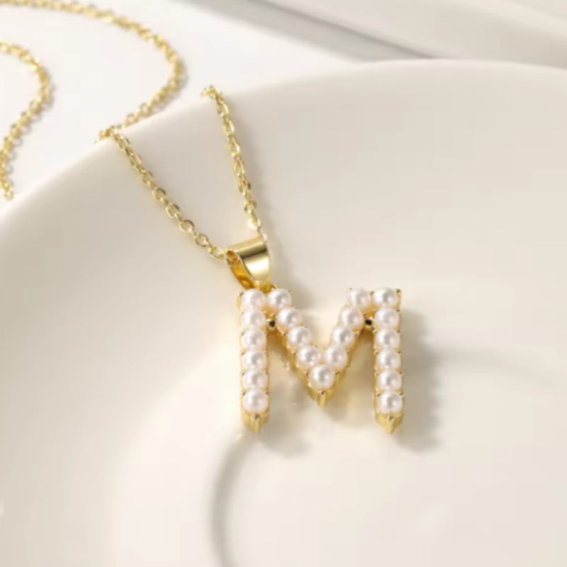 Pearl Necklace Gold