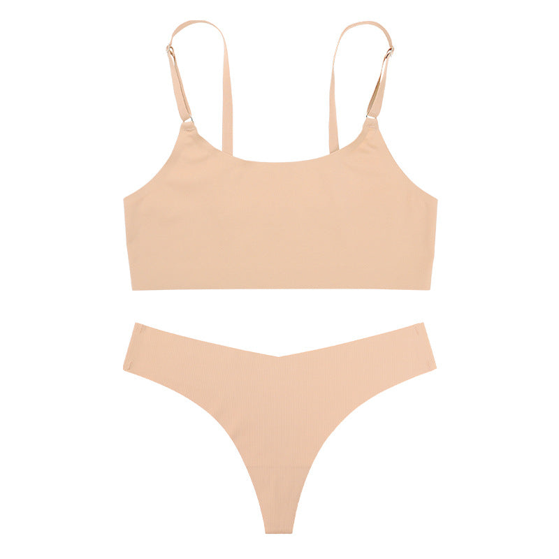 Bra Silk Underwear Set