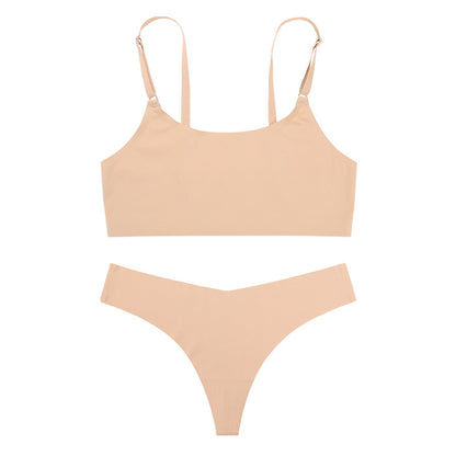 Bra Silk Underwear Set