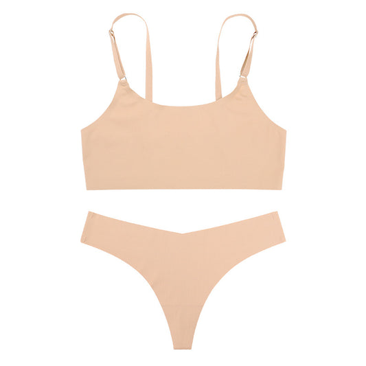 Bra Silk Underwear Set