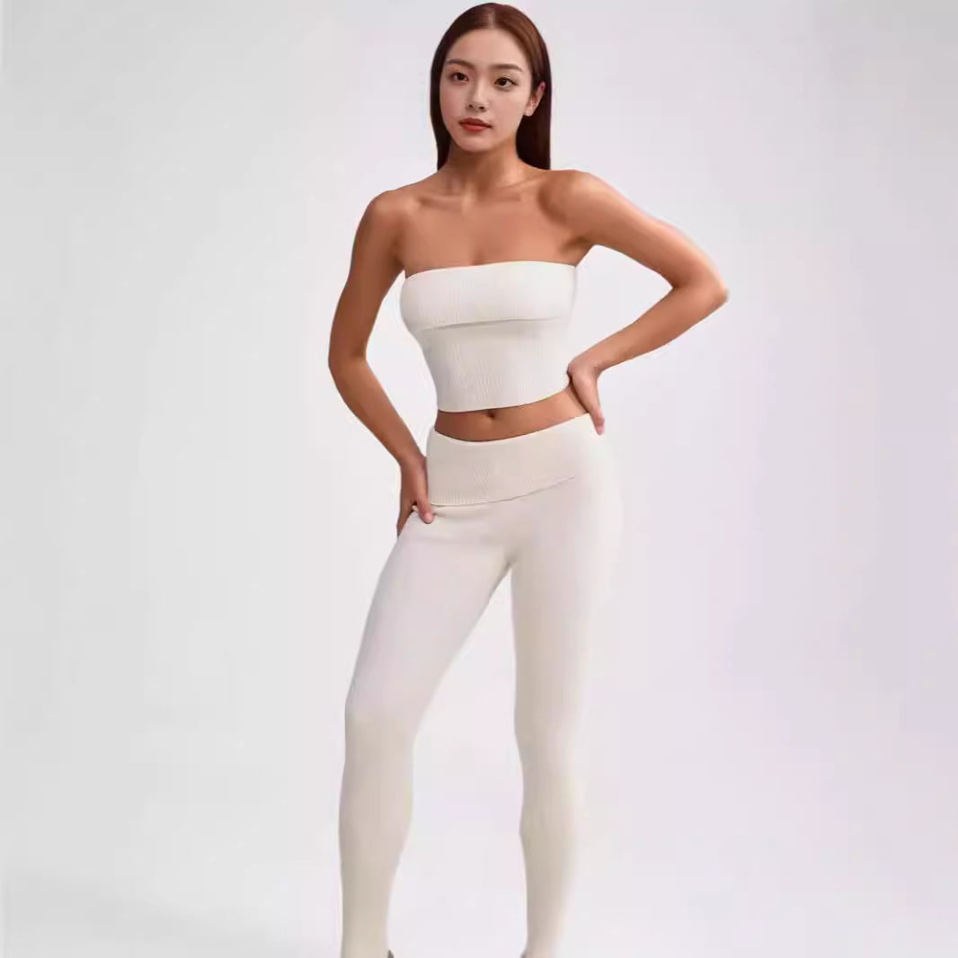 Pants Yoga Clothes Two-piece Set