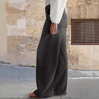 Straight-leg Jeans With Stretch