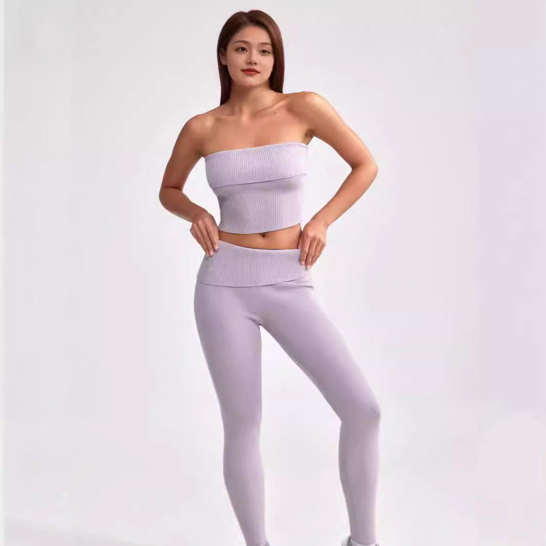 Pants Yoga Clothes Two-piece Set