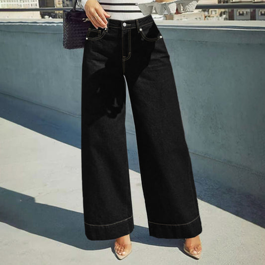 Wide-leg Jeans